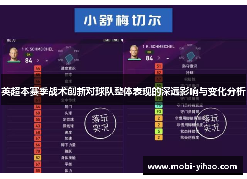 英超本赛季战术创新对球队整体表现的深远影响与变化分析