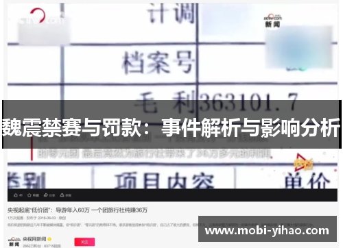 魏震禁赛与罚款：事件解析与影响分析